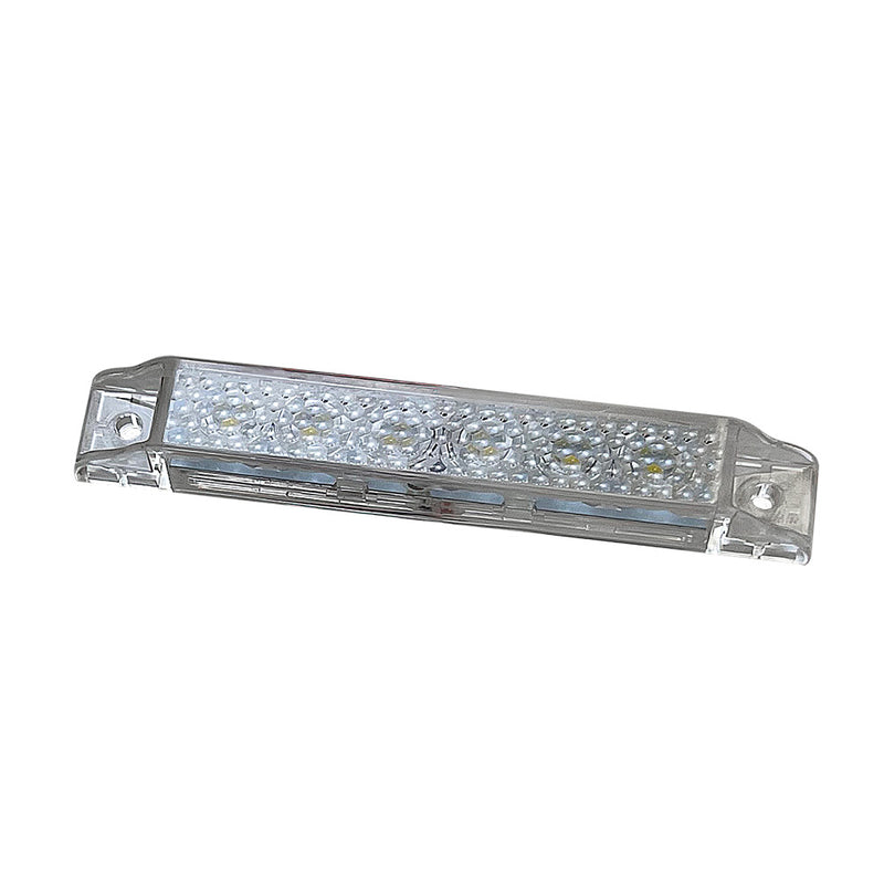 Load image into Gallery viewer, Scandvik 4&quot; LED Light Strip - White w/Gasket - 12V [41640P]
