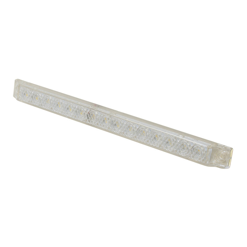 Load image into Gallery viewer, Scandvik 8&quot; LED Light Strip - White w/Gasket - 12V [41644P]
