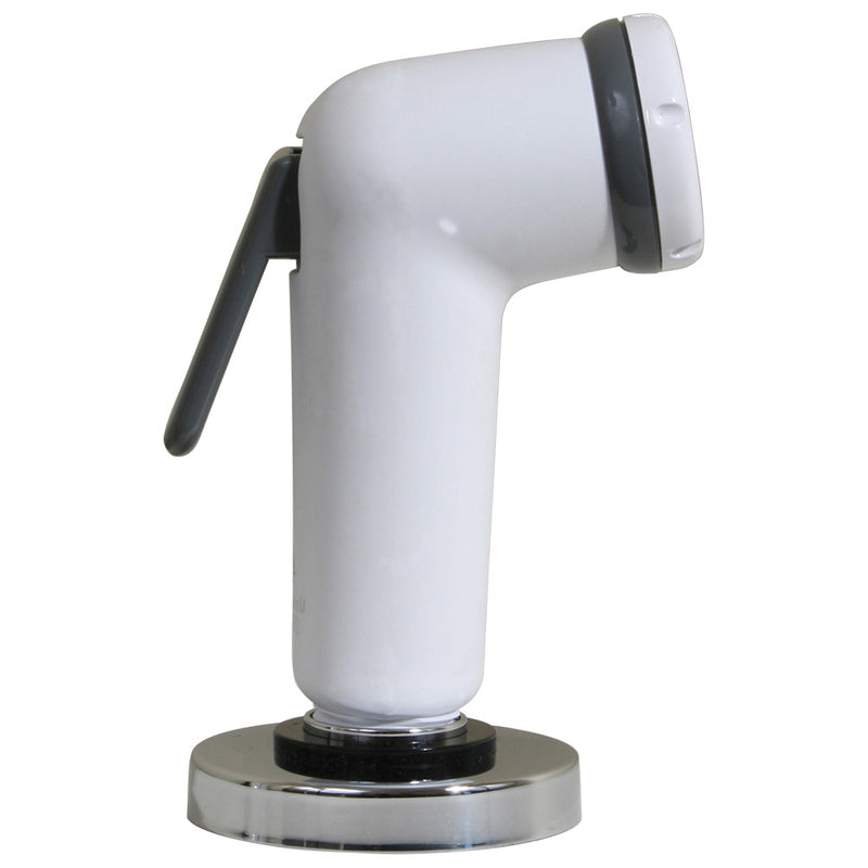 Load image into Gallery viewer, Scandvik Straight Handle Pull Out Sprayer - White w/6 Hose [10196P]
