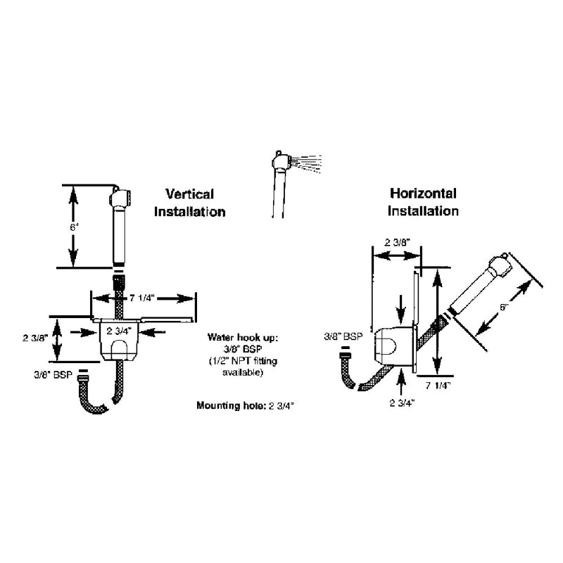 Load image into Gallery viewer, Scandvik Recessed Shower w/6 White Hose - Push-Button [12106P]
