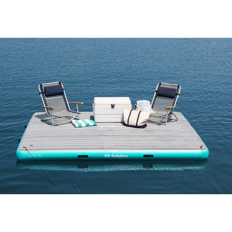 Load image into Gallery viewer, Solstice Watersports 10 x 8 Luxe Dock w/Traction Pad  Ladder [38810]
