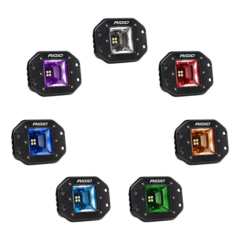 Load image into Gallery viewer, RIGID Industries Radiance Scene - RGBW - Flush Mount - Pair [682153]
