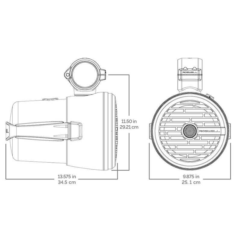 Load image into Gallery viewer, Roswell R1 8 Tower Speakers - White - 100W RMS  200W Peak Power [C920-1710]
