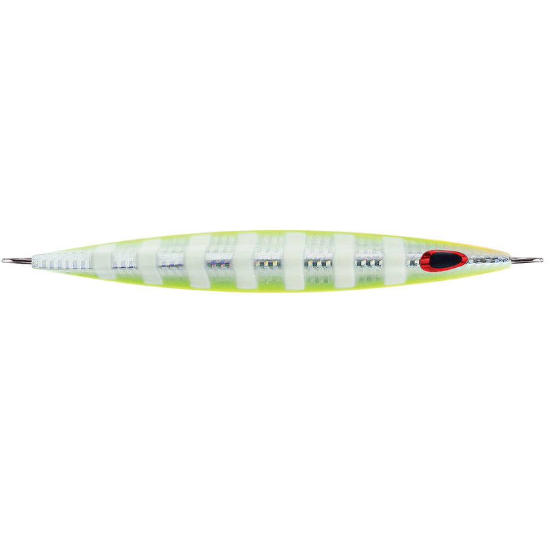 Load image into Gallery viewer, Williamson Kensaki 170 Jig - 6&quot; - 6oz - UV Chartreuse Glow Zebra [KSJ170UVCGZ]
