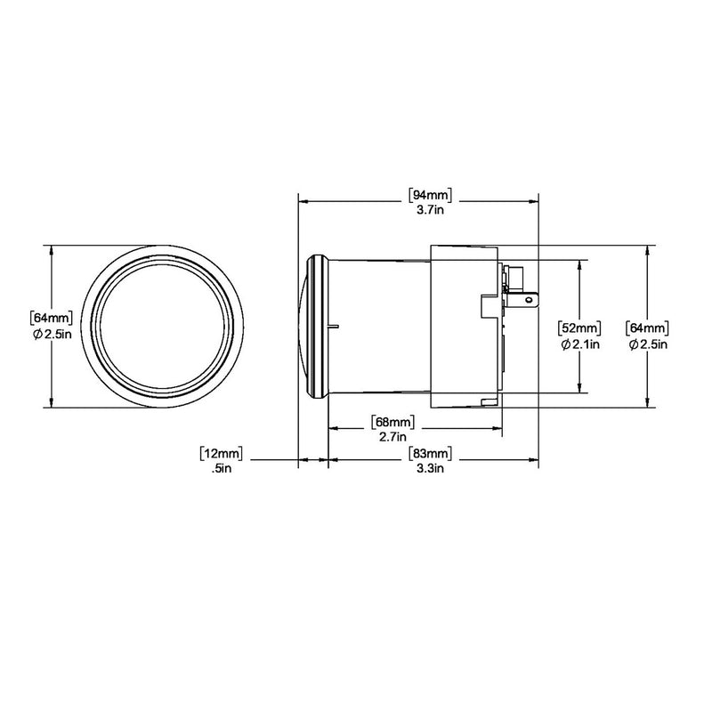 Load image into Gallery viewer, Ritchie X-23BB RitchieSport Compass - Dash Mount - Black/Black [X-23BB]
