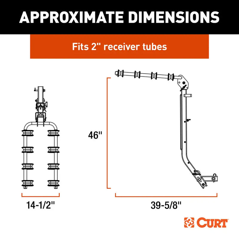 Load image into Gallery viewer, CURT ActiveLink SE Series Bike Rack - 4 Bikes Up to 180 lbs [18411]
