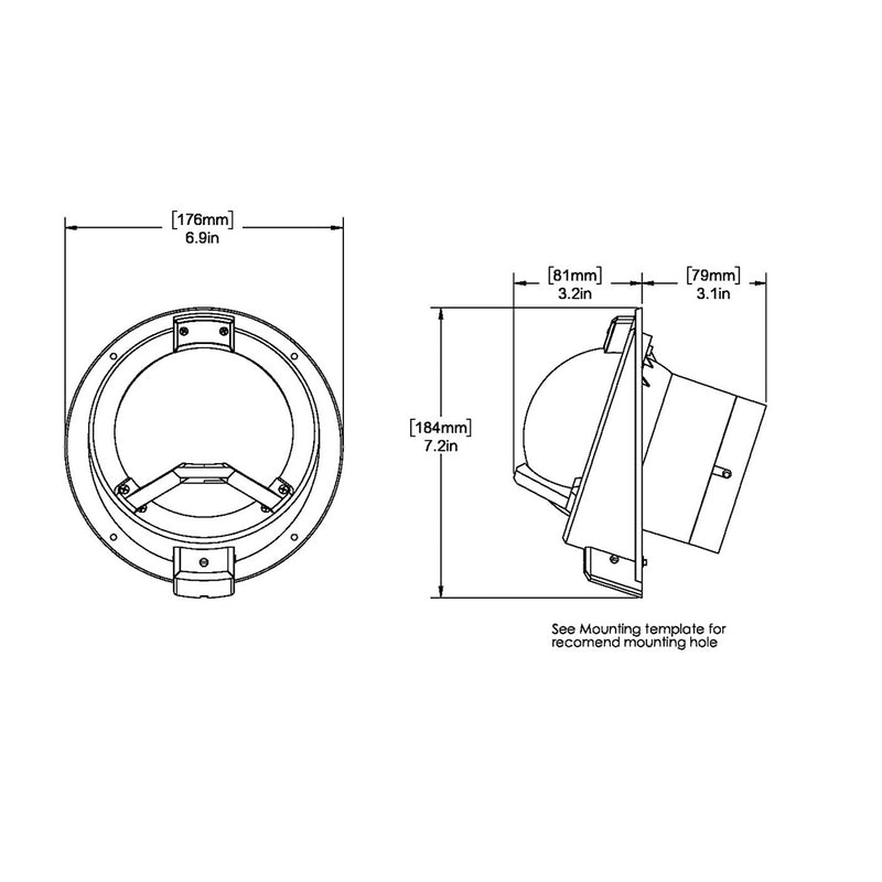 Load image into Gallery viewer, Ritchie BN-202 Navigator Compass - Bulkhead Mount - Black [BN-202]
