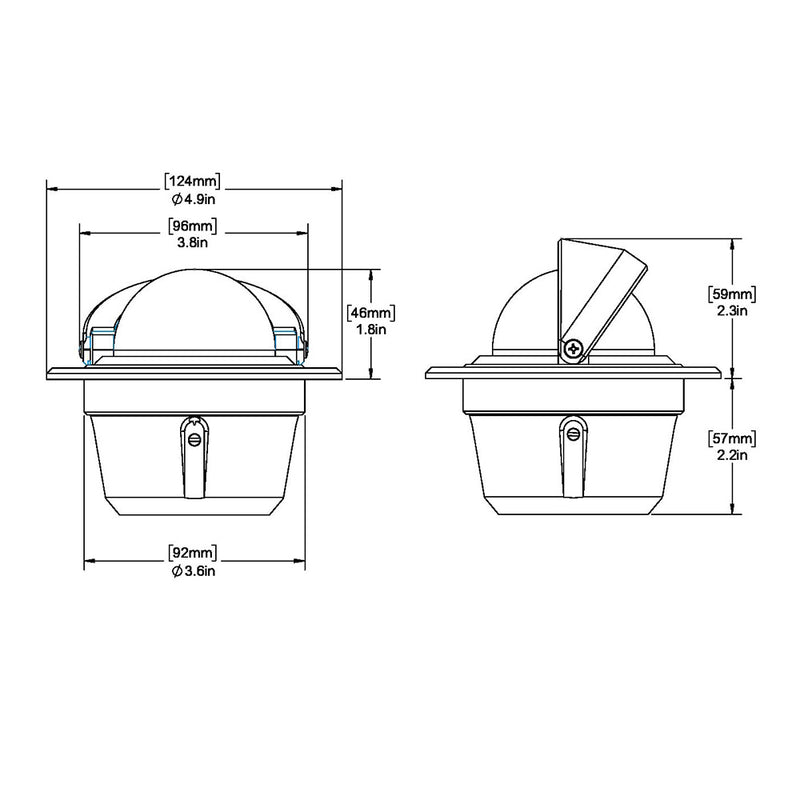 Load image into Gallery viewer, Ritchie F-50 Explorer Compass - Flush Mount - Black [F-50]
