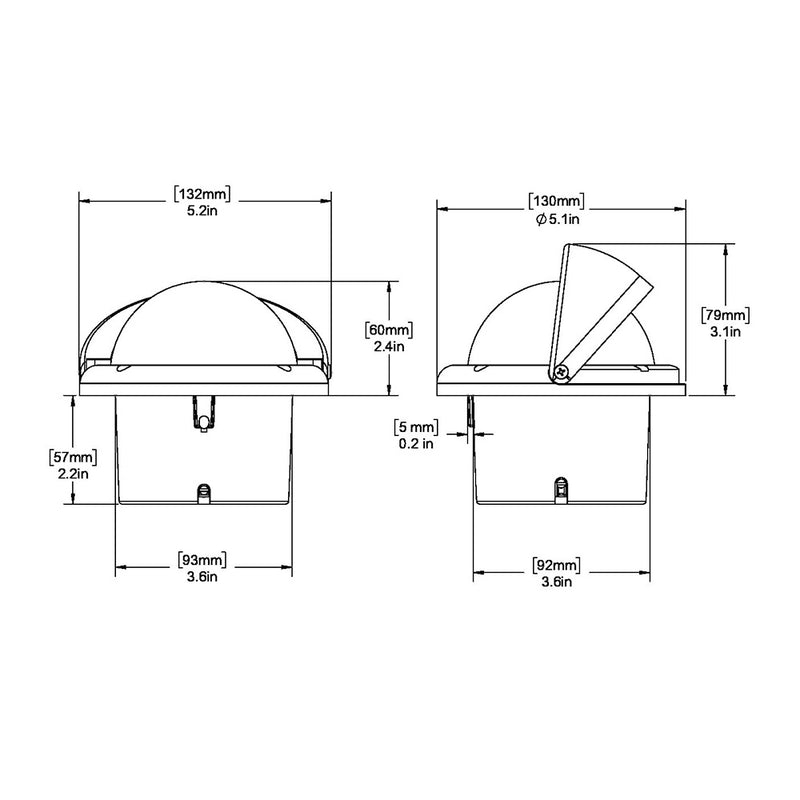 Load image into Gallery viewer, Ritchie HF-742 Helmsman Compass - Flush Mount - Black [HF-742]
