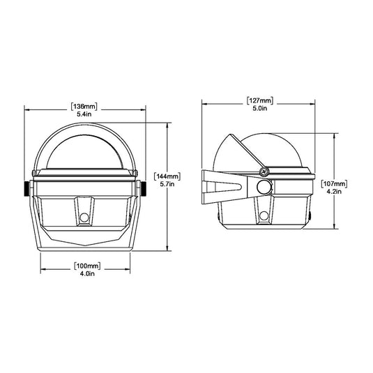 Ritchie B-81 Voyager Compass - Bracket Mount - Black [B-81]