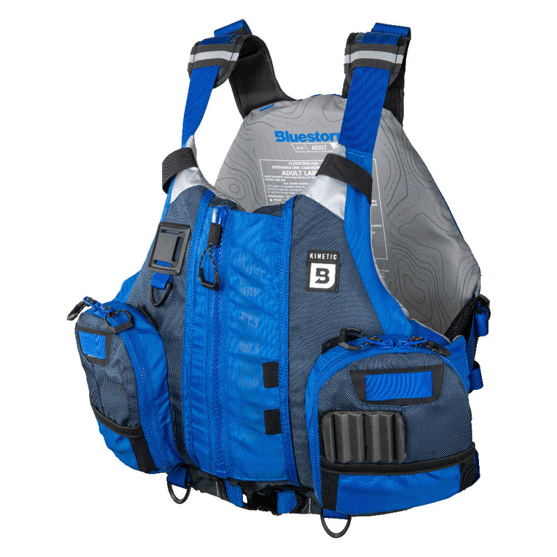 Load image into Gallery viewer, Bluestorm Kinetic Kayak Fishing Vest - Deep Blue - S/M [BS-409-BLU-S/M]
