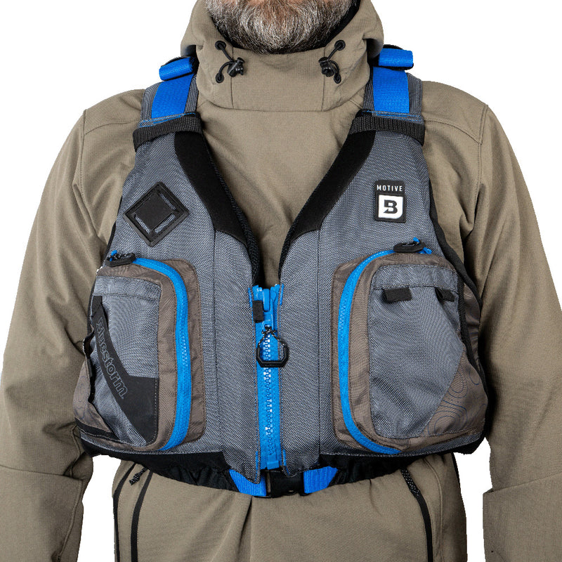 Load image into Gallery viewer, Bluestorm Motive Kayak Fishing Vest - Deep Blue - S/M [BS-248-TPE-S/M]
