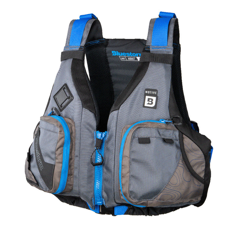 Load image into Gallery viewer, Bluestorm Motive Kayak Fishing Vest - Deep Blue - S/M [BS-248-TPE-S/M]
