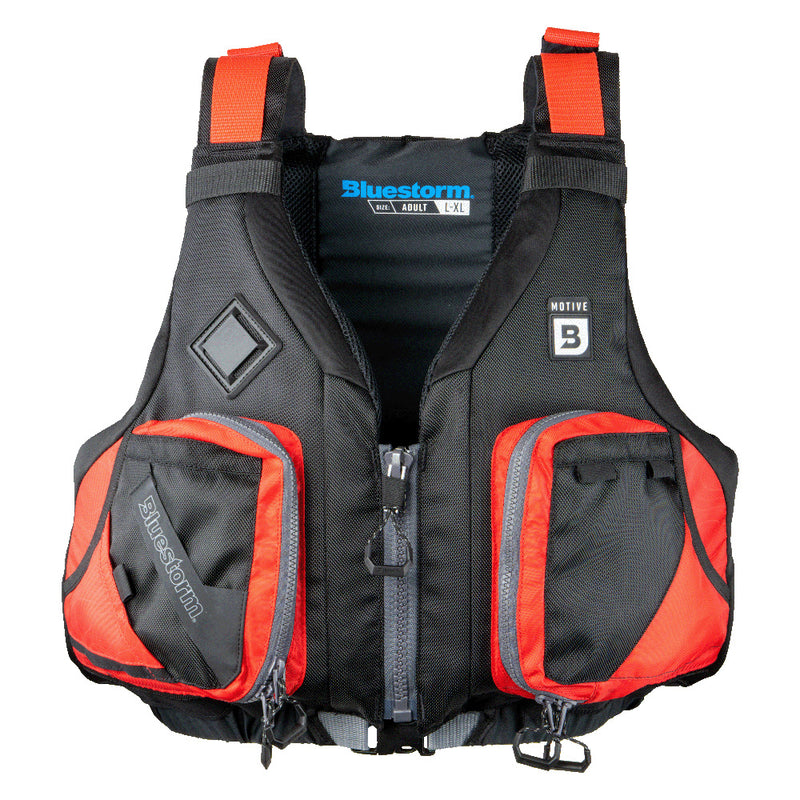 Load image into Gallery viewer, Bluestorm Motive Kayak Fishing Vest - Nitro Red - S/M [BS-248-RDD-S/M]
