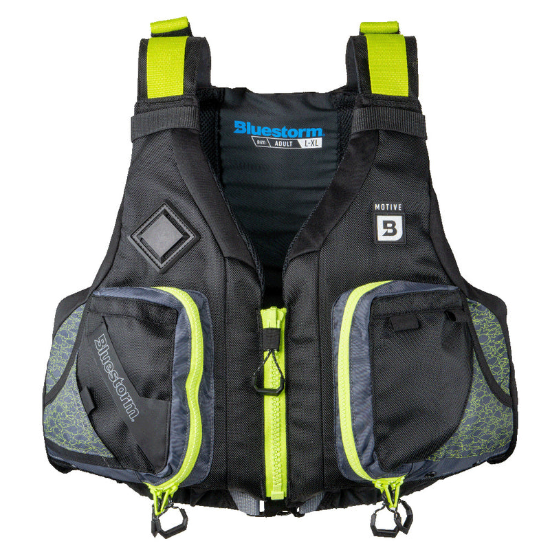 Load image into Gallery viewer, Bluestorm Motive Kayak Fishing Vest - Hi-Vis - L/XL [BS-248-HVS-L/XL]
