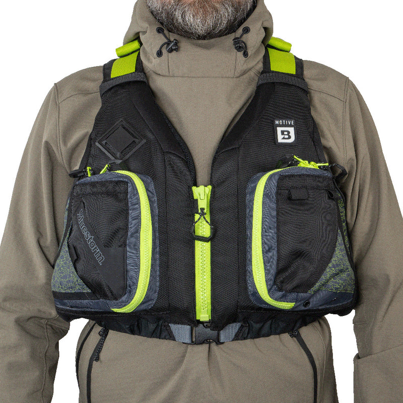 Load image into Gallery viewer, Bluestorm Motive Kayak Fishing Vest - Hi-Vis - L/XL [BS-248-HVS-L/XL]
