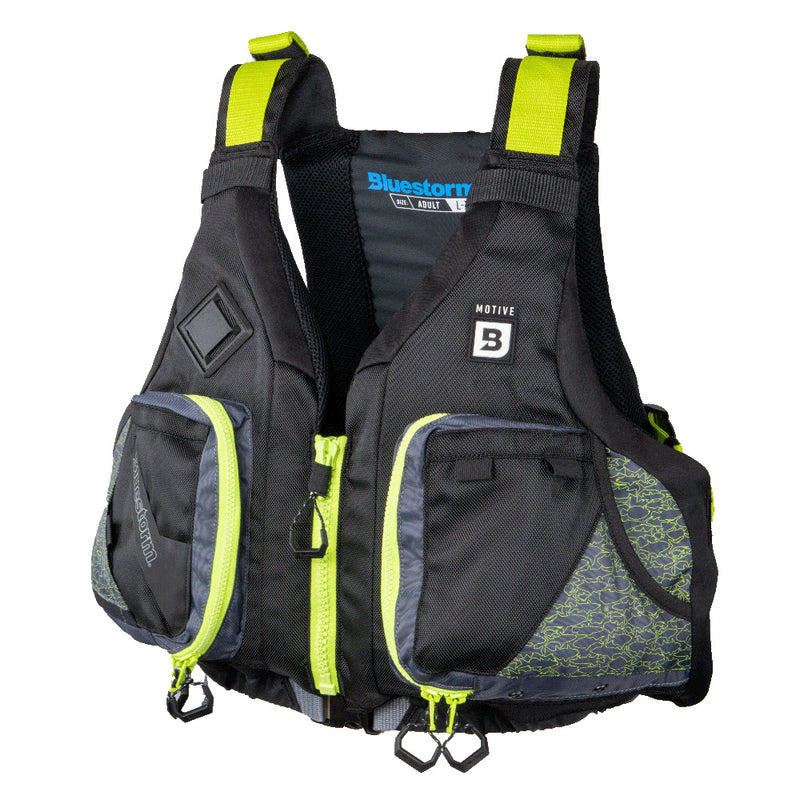 Load image into Gallery viewer, Bluestorm Motive Kayak Fishing Vest - Hi-Vis - 2XL/3XL [BS-248-HVS-2/3XL]
