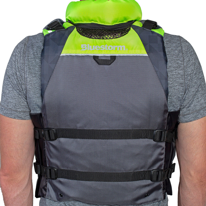 Load image into Gallery viewer, Bluestorm Classic Adult Fishing Life Jacket - Hi-Vis - S/M [BS-70B-HVS-S/M]
