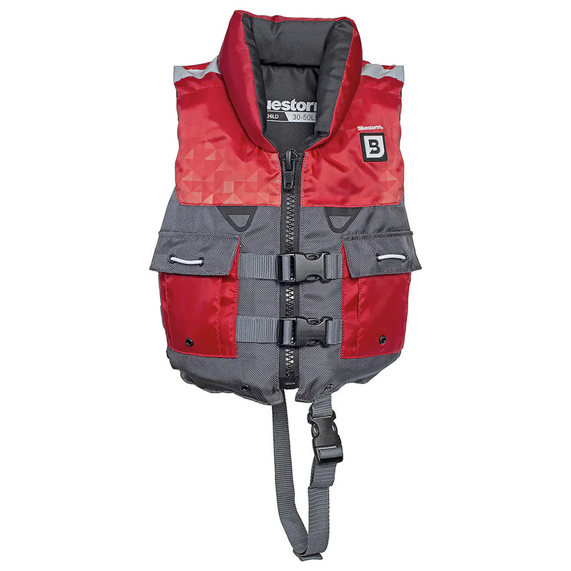 Load image into Gallery viewer, Bluestorm Classic Child Fishing Life Jacket - Nitro Red [BS-365-RED-C]
