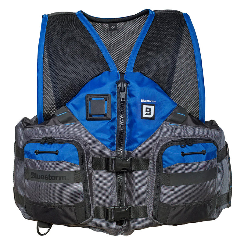 Load image into Gallery viewer, Bluestorm Sportsman Adult Mesh Fishing Life Jacket - Deep Blue - L/XL [BS-105-BLU-L/XL]
