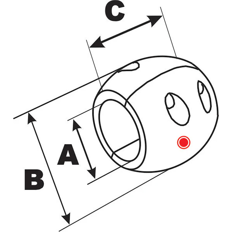 Load image into Gallery viewer, Performance Metals 1&quot; Streamlined Shaft Anode - Aluminum [C1000A]
