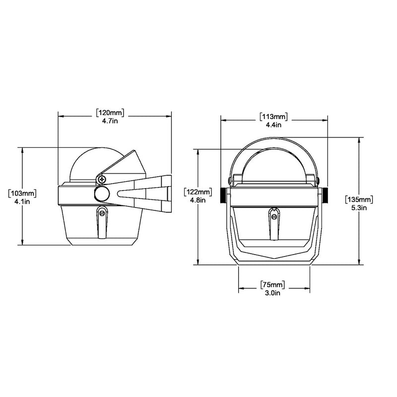 Load image into Gallery viewer, Ritchie RA-91 RitchieAngler Compass - Bracket Mount - Gray [RA-91]
