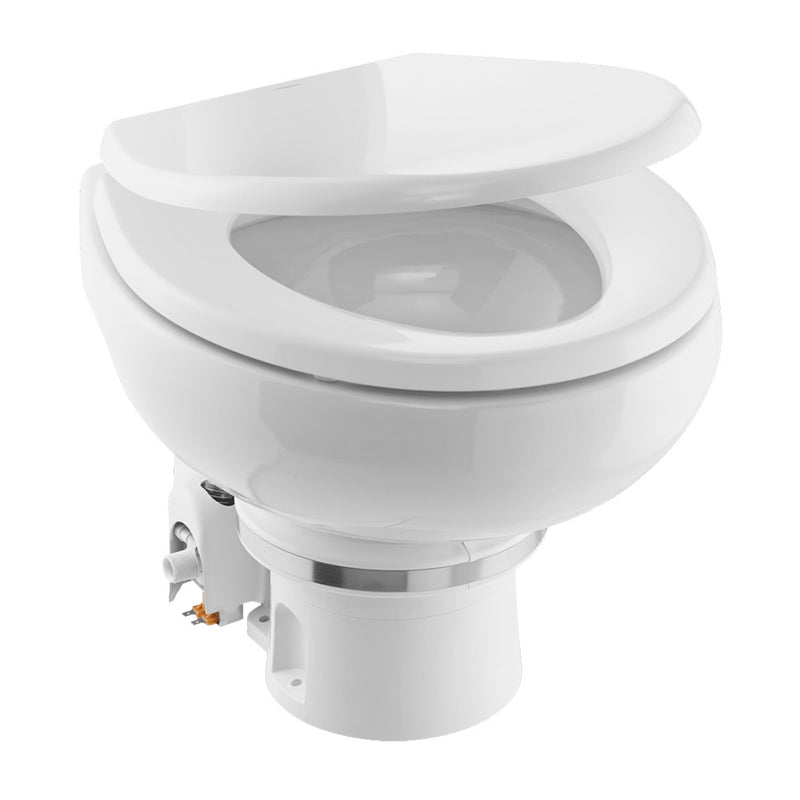 Load image into Gallery viewer, Dometic MasterFlush MF 7120 - White - Electric Macerating Toilet w/Orbit Base  Slow Close Seat - Freshwater - 12V [9610007270]
