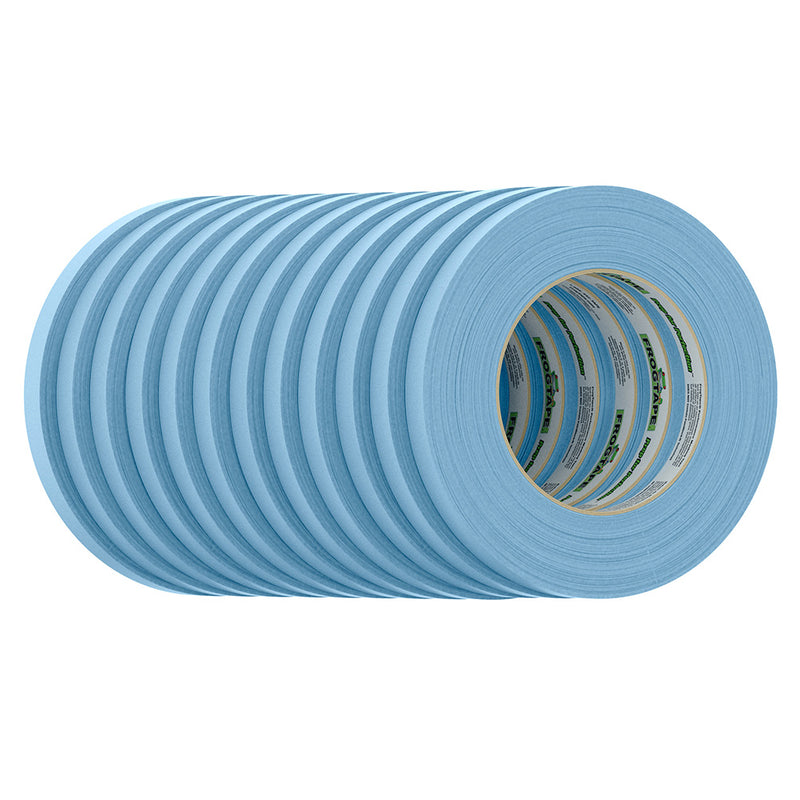 Load image into Gallery viewer, FrogTape CP 250 Medium-High Adhesion Masking Tape - 12MM x 55M x 12-Pack - Light Blue - Rated for 250F [105325]
