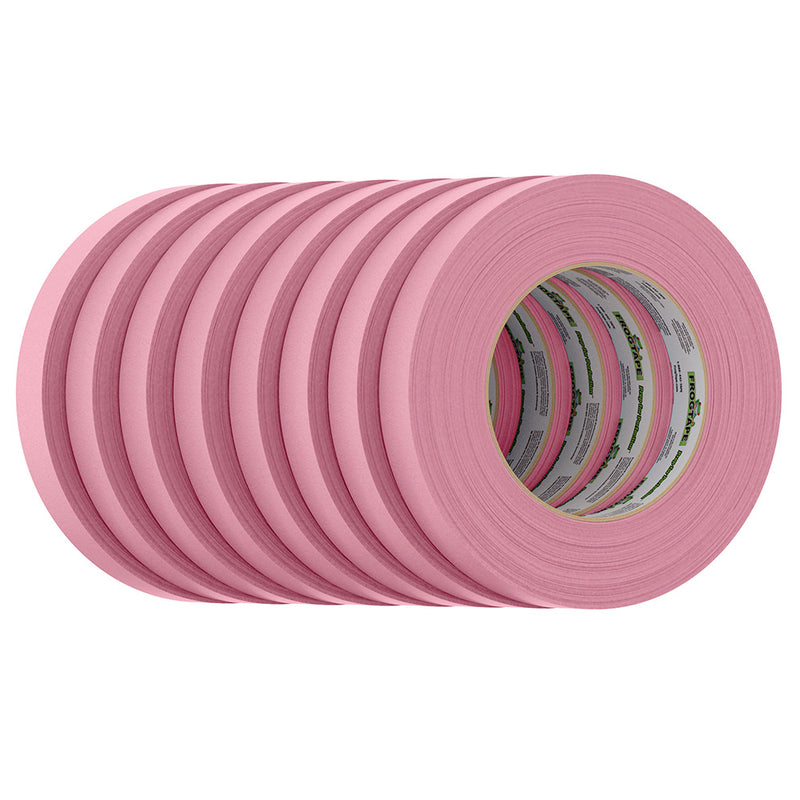 Load image into Gallery viewer, FrogTape CP 325 Medium-High Adhesion Masking Tape - 18MM x 55M x 8-Pack - Pink - Rated for 325F [105332]
