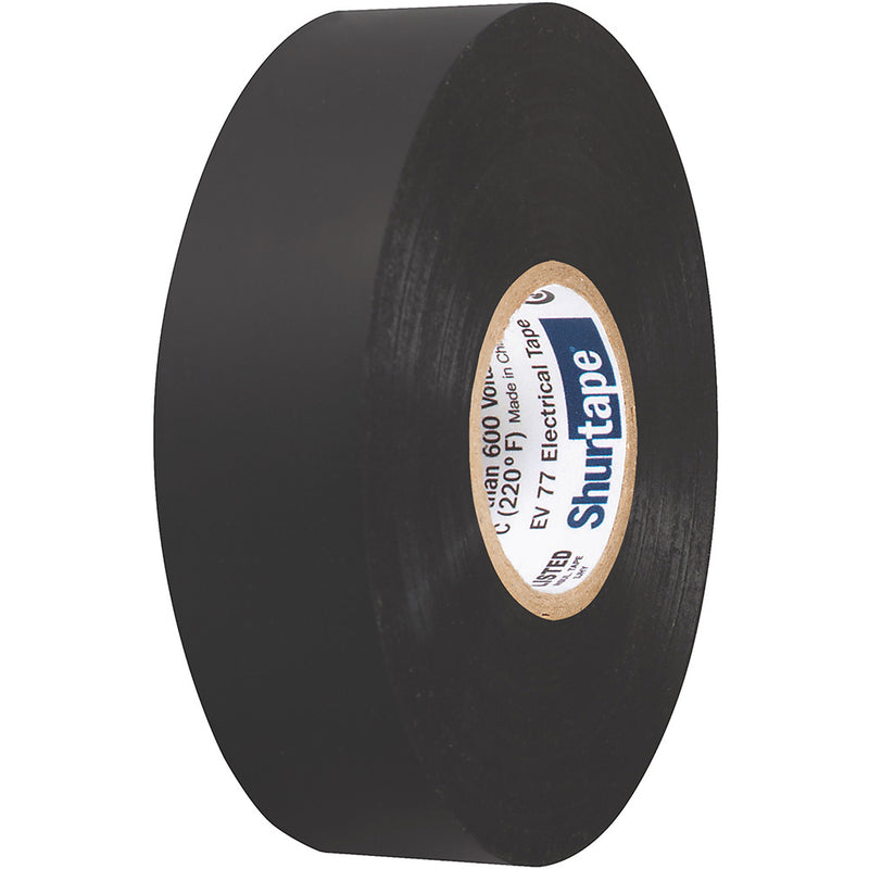 Load image into Gallery viewer, Shurtape EV 077B Professional Grade Black Electrical Tape f/Insulating  Splicing - 3/4&quot; x 66&#39; - 10-Pack [104706]
