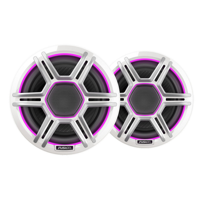 Load image into Gallery viewer, Fusion Apollo 6.5&quot; LED Marine Speakers w/Sports White Grille [010-02918-01]
