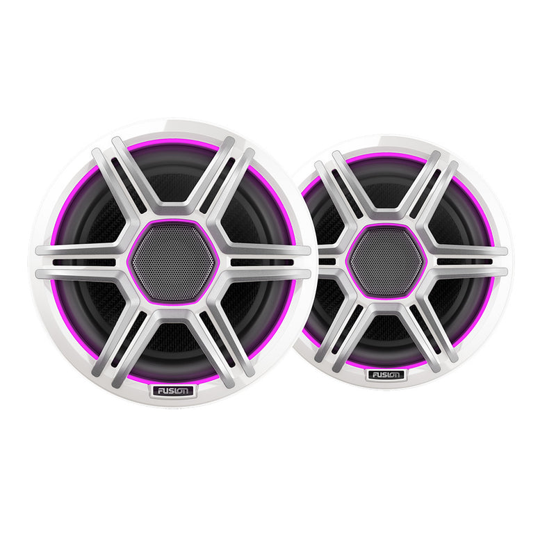 Load image into Gallery viewer, Fusion Apollo 7.7&quot; LED Marine Speakers w/Sports White Grille [010-02918-11]
