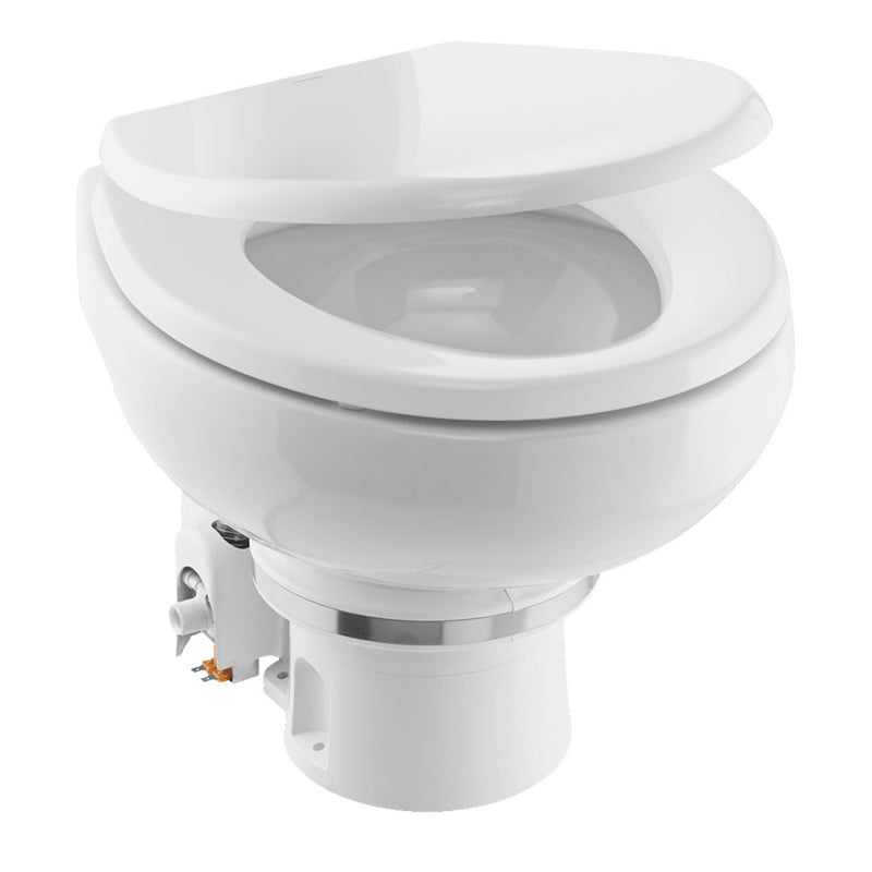 Load image into Gallery viewer, Dometic MasterFlush 7120 White Electric Macerating Toilet w/Orbit Base - Freshwater - 24V [9610007271]
