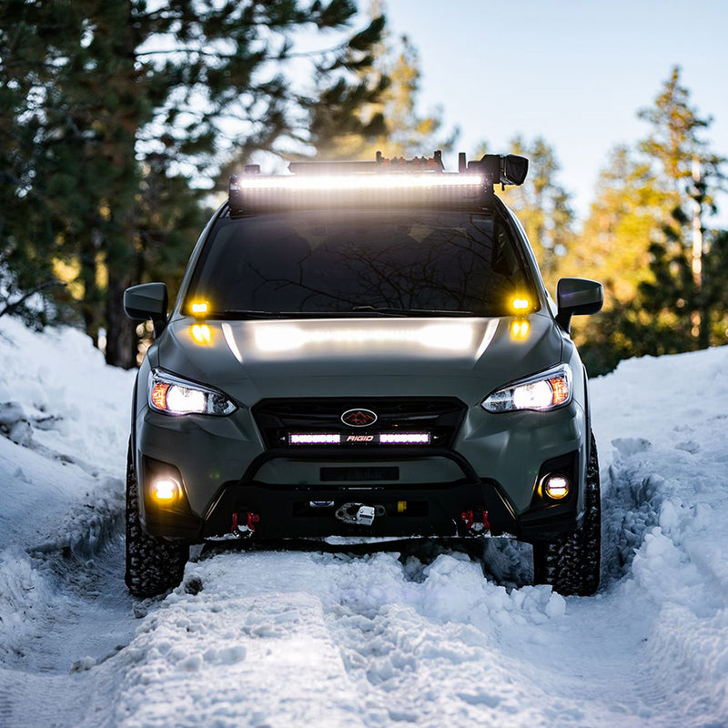 Load image into Gallery viewer, RIGID Industries 360-Series 4&quot; LED SAE Fog Beam - Yellow/White - Set of 2 [36122]
