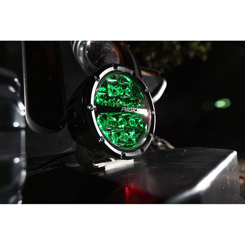 Load image into Gallery viewer, RIGID Industries 360-Series RGBW 6&quot; Offroad Lamp Spot Beam w/RGBW Backlight Pods - Set of 2 [36412]
