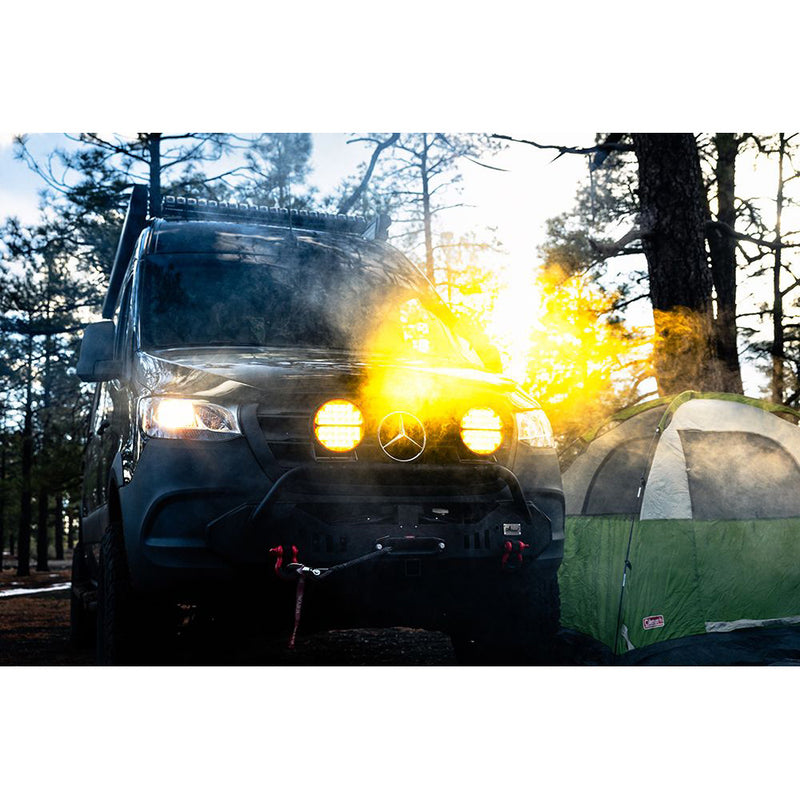 Load image into Gallery viewer, RIGID Industries 360-Series Amber Pro 9&quot; Offroad Spot Beam w/Amber Backlight Pod - Single [36522]
