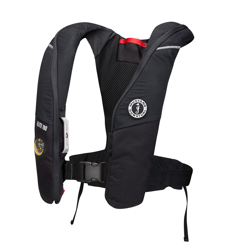 Load image into Gallery viewer, Mustang Elite 190 Offshore Inflatable PFD - Black [MD3170-13-0]
