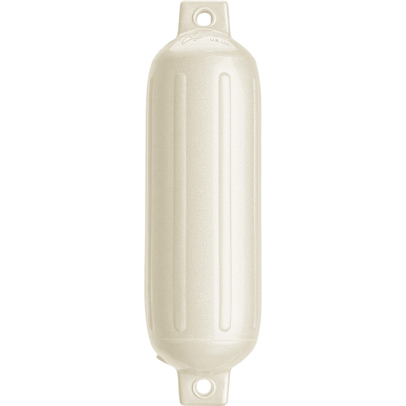 Load image into Gallery viewer, Polyform G-3 Twin Eye Fender 5.5&quot; x 19&quot; - Metallic White [G-3 METALLIC WHITE]
