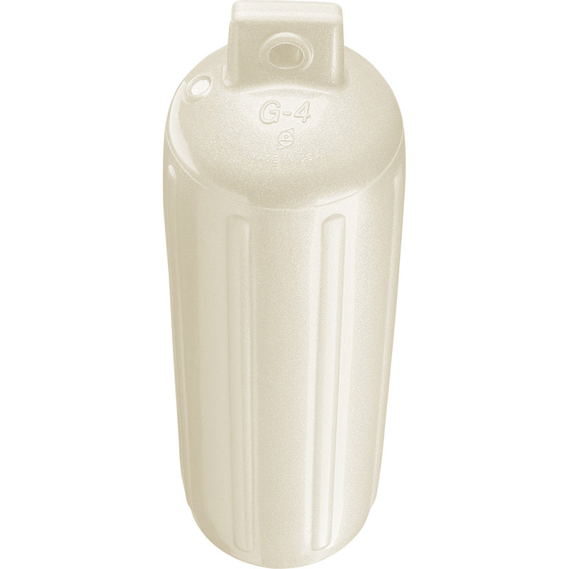 Load image into Gallery viewer, Polyform G-4 Twin Eye Fender 6.5&quot; x 22&quot; - Metallic White [G-4 METALLIC WHITE]
