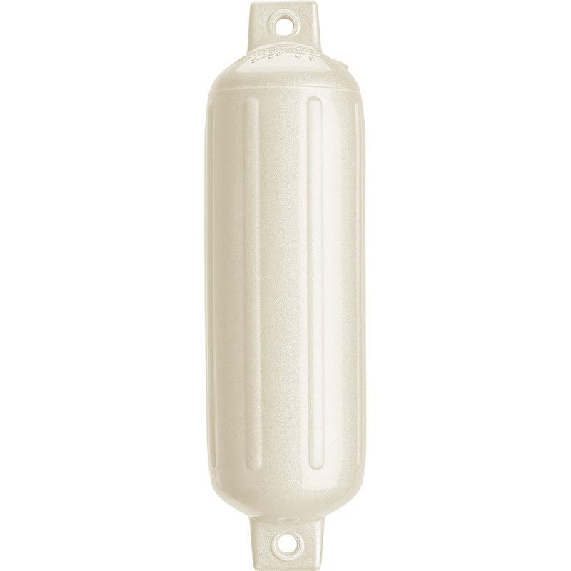 Load image into Gallery viewer, Polyform G-4 Twin Eye Fender 6.5&quot; x 22&quot; - Metallic White [G-4 METALLIC WHITE]
