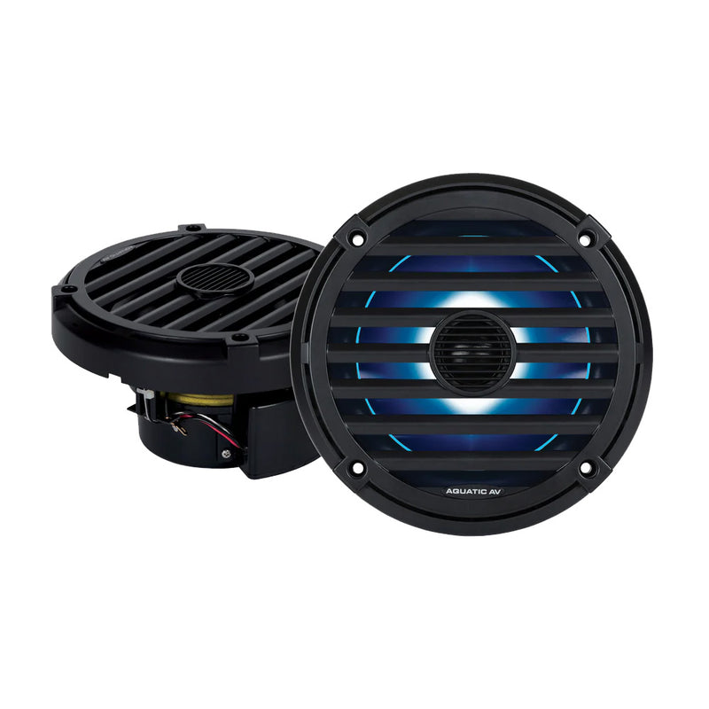 Load image into Gallery viewer, Aquatic AV ELITE 6.5&quot; RGB Speakers - Black - Pair [EL424]
