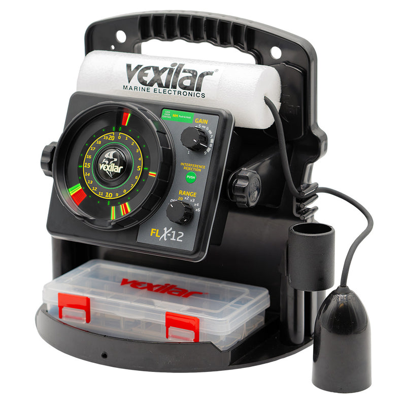 Load image into Gallery viewer, Vexilar FLX-12 Pro Pack II Fishing System w/12 Degree Ice Ducer [PPX1212]

