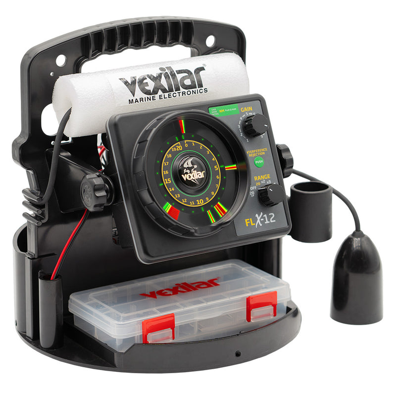 Load image into Gallery viewer, Vexilar FLX-12 Pro Pack II Fishing System w/12 Degree Ice Ducer [PPX1212]
