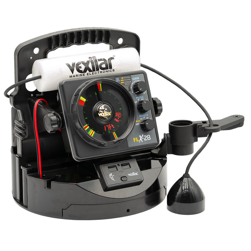 Load image into Gallery viewer, Vexilar FLX-28 Pro Pack Elite Fishing System w/Pro View Ice-Ducer  Vexilar Lithium Battery [PPEL28PV]
