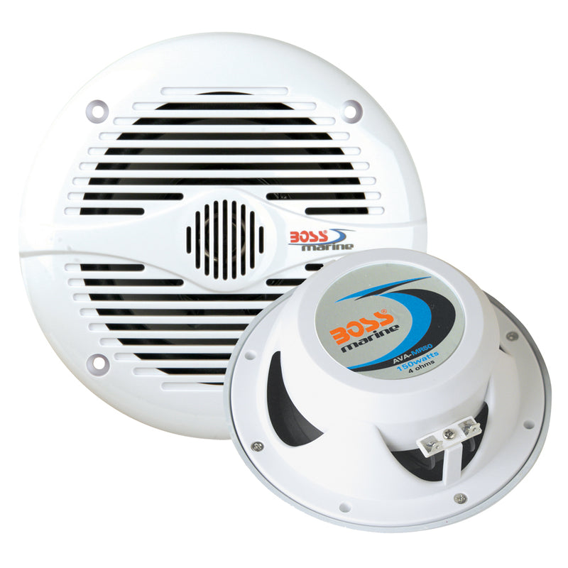 Load image into Gallery viewer, Boss Audio MR60 6.5&quot; Round Speakers - White - Pair [MR60]

