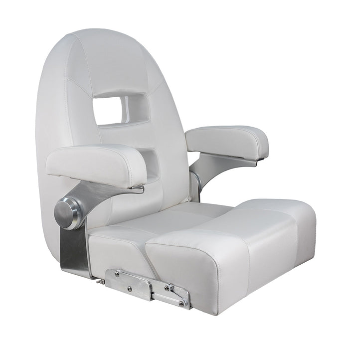 Springfield Center Console Helm Flip-Up - White/White [1042035-W]