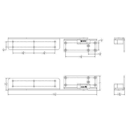 TACO Command Ratchet Hinge - 18-1/2