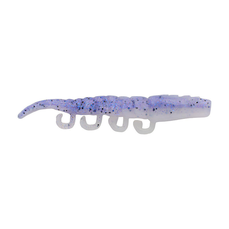 Load image into Gallery viewer, Berkley Gulp! Saltwater Turbo Shrimp - 4&quot; - Violet Haze Fleck [1637583]
