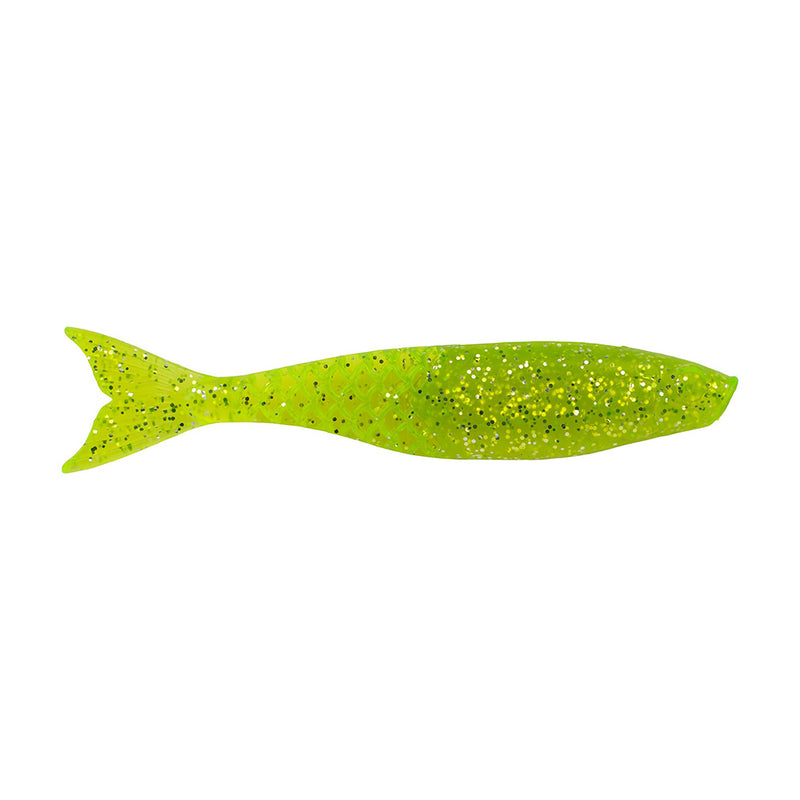 Load image into Gallery viewer, Berkley PowerBait PowerStinger - 4.25&quot; - Chartreuse Silver Flash BSWPBSPS4.25-CHCFL [1637652]
