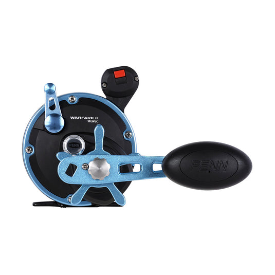 PENN WARII30LWLC Warfare II Level Wind 30 Right Hand Conventional Reel w/Line Counter [1639706]